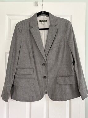 Eddie Bauer Gray wool blazer